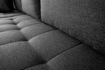 Cerys Divanbäddsoffa 265x185x85 cm Universal - Svart - Möbler - Soffa - Skinnsoffor