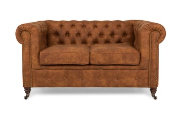Chesterfield Deluxe 2-sits Soffa