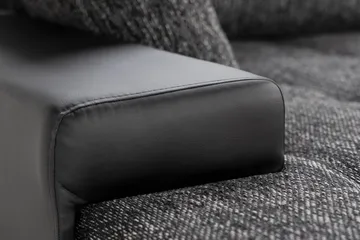 Cillo 2-sits Bäddsoffa - Svart/Grå - Möbler - Soffa - Skinnsoffor