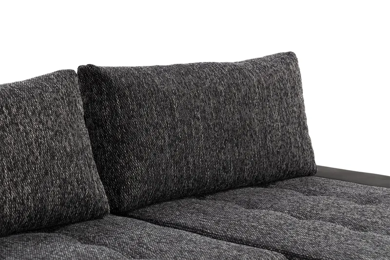 Cillo 2-sits Bäddsoffa - Svart/Grå - Möbler - Soffa - Skinnsoffor