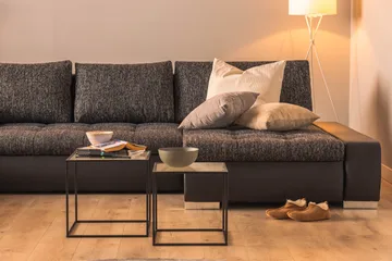 Cillo 2-sits Bäddsoffa - Svart/Grå - Möbler - Soffa - Skinnsoffor