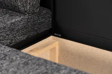 Cillo 2-sits Bäddsoffa - Svart/Grå - Möbler - Soffa - Skinnsoffor
