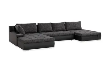 Cillo 2-sits Bäddsoffa - Svart/Grå - Möbler - Soffa - Skinnsoffor