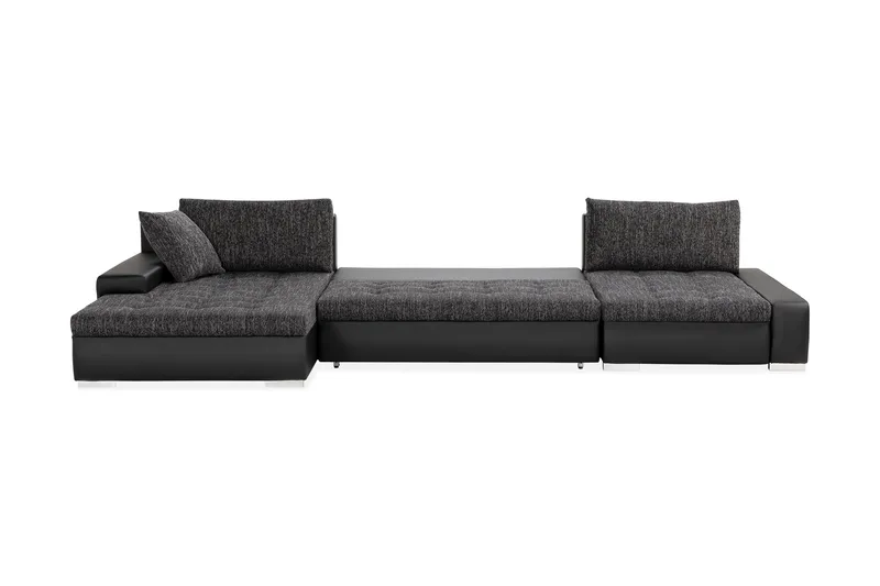 Cillo 2-sits Bäddsoffa - Svart/Grå - Möbler - Soffa - Skinnsoffor