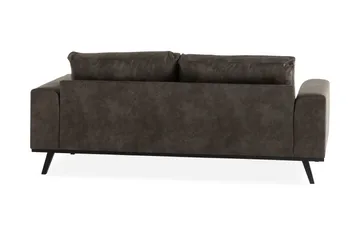 Copenhagen 2-sits Soffa i Konstläder - Mörkgrå - Möbler - Soffa - Skinnsoffor
