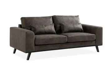 Copenhagen 2-sits Soffa i Konstläder - Mörkgrå - Möbler - Soffa - Skinnsoffor