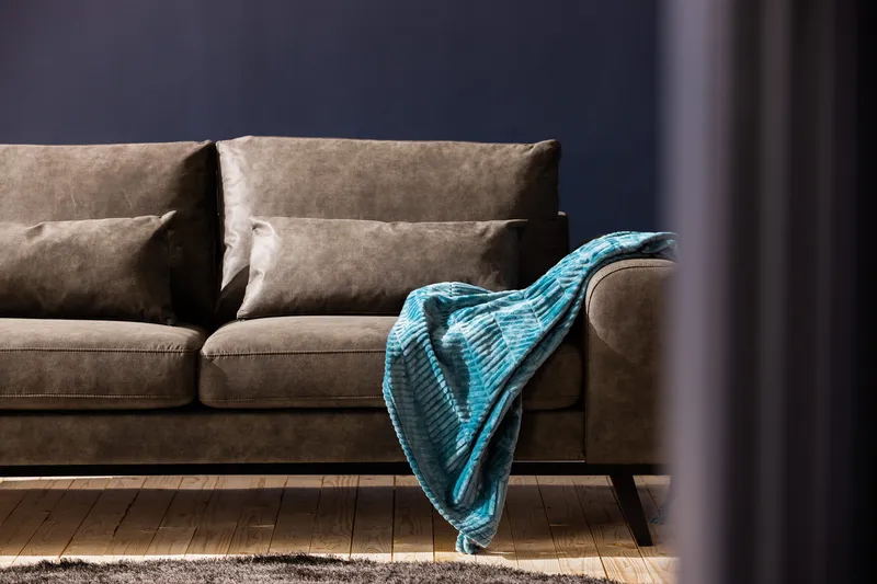 Copenhagen 2-sits Soffa i Konstläder - Mörkgrå - Möbler - Soffa - Skinnsoffor