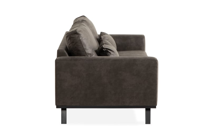 Copenhagen 2-sits Soffa i Konstläder - Mörkgrå - Möbler - Soffa - Skinnsoffor