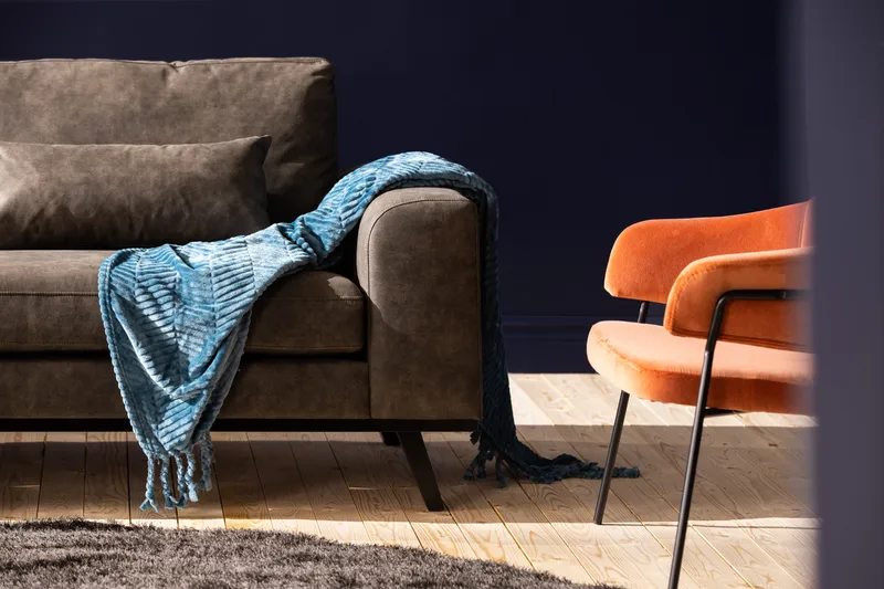 Copenhagen 3-sits Soffa i Konstläder - Mörkgrå - Möbler - Soffa - Skinnsoffor