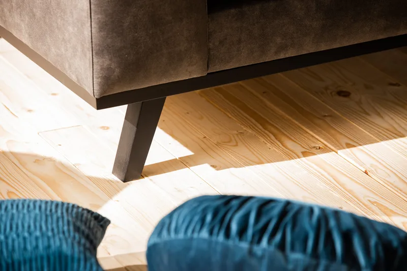 Copenhagen 3-sits Soffa i Konstläder - Mörkgrå - Möbler - Soffa - Skinnsoffor