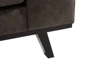 Copenhagen 3-sits Soffa i Konstläder - Mörkgrå - Möbler - Soffa - Skinnsoffor