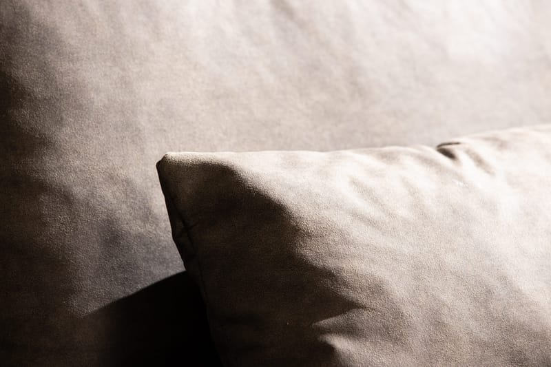 Copenhagen 4-sits Högervänd L-formad Divansoffa i Konstläder - Mörkgrå - Möbler - Soffa - Skinnsoffor