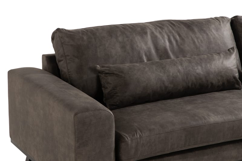 Copenhagen 4-sits Soffa i Konstläder - Mörkgrå - Möbler - Soffa - Skinnsoffor