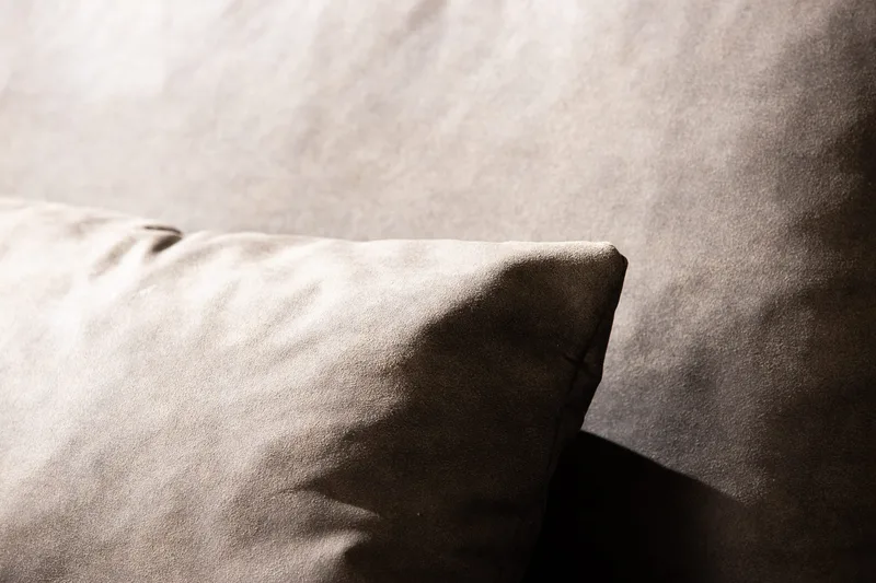 Copenhagen 4-sits Vänstervänd L-formad Divansoffa i Konstläder - Mörkgrå - Möbler - Soffa - Skinnsoffor