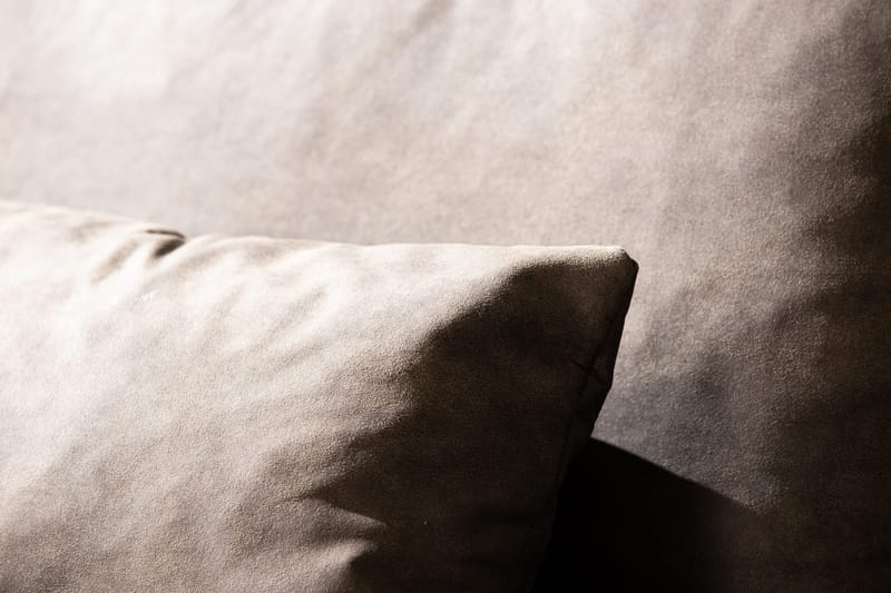 Copenhagen 4-sits Vänstervänd L-formad Divansoffa i Konstläder - Mörkgrå - Möbler - Soffa - Skinnsoffor