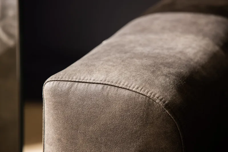 Copenhagen 5-sits Högervänd U-formad Soffa med Divan och Schäslong i Konstläder - Mörkgrå - Möbler - Soffa - Skinnsoffor