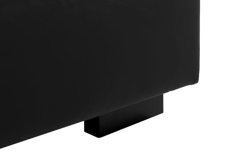 Crazy 7-sits Vändbar U-formad XX-Large Hörnsoffa med divan i Konstläder - Svart - Möbler - Soffa - Skinnsoffor