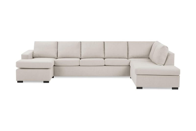 Crazy U-soffa XL Divan Vänster - Beige - U-soffa