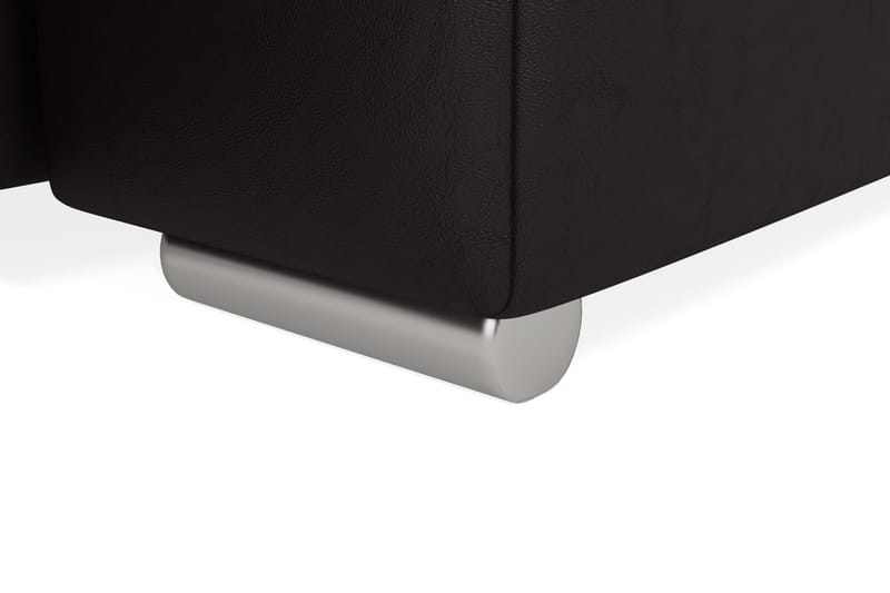 Dynir Hörnbäddsoffa Divan med Förvaring Höger - Beige/Brun - Möbler - Soffa - Skinnsoffor