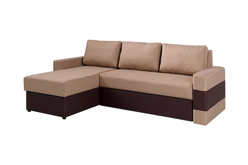 Gordia Divanbäddsoffa 234x82x156 cm, Beige