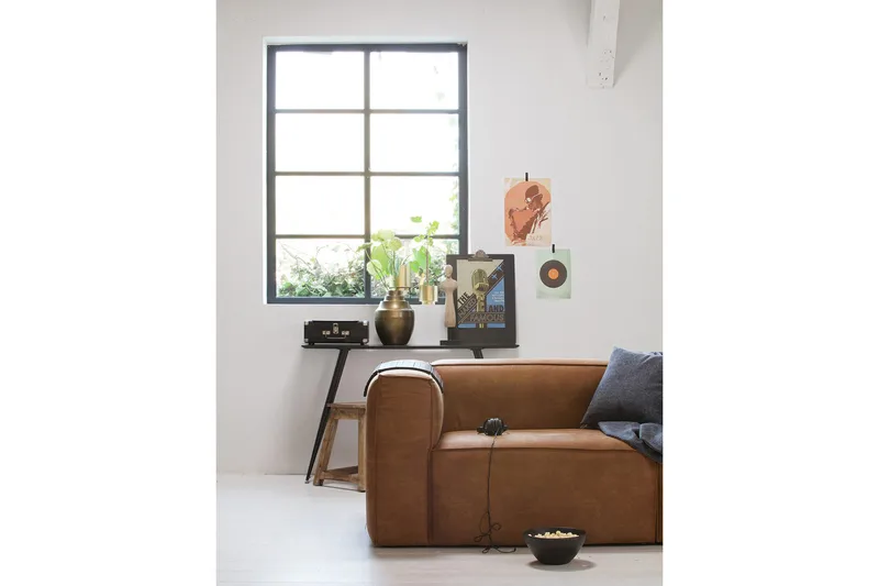 Harlow 3,5-sits Soffa Äkta Läder - Cognac - Möbler - Soffa - Skinnsoffor