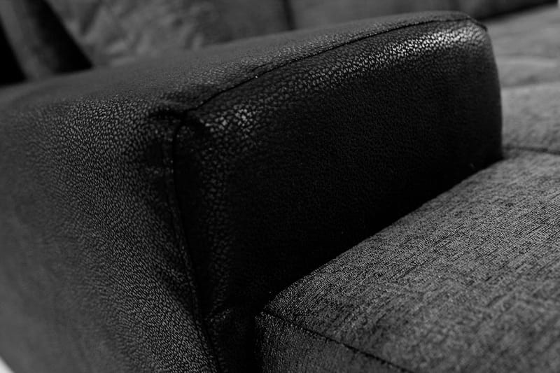 Irja Divanbäddsoffa 3-sits Vändbar - Svart - Möbler - Soffa - Skinnsoffor