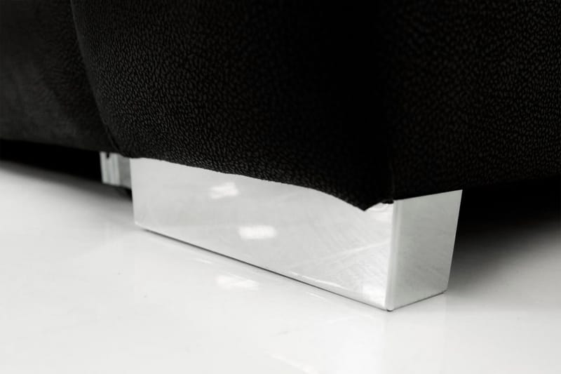 Irja Divanbäddsoffa 3-sits Vändbar - Svart - Möbler - Soffa - Skinnsoffor