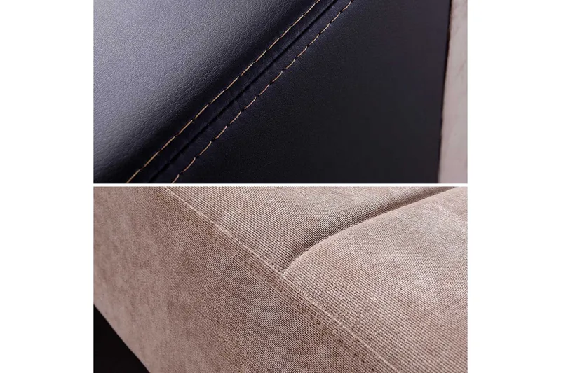 Keisha Divanbäddsoffa - Beige/Brun - Möbler - Soffa - Skinnsoffor