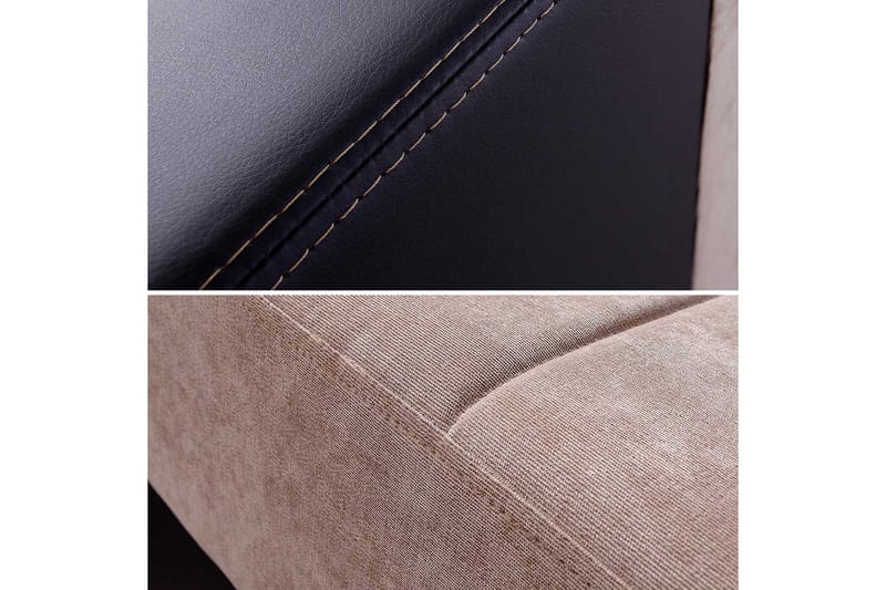Keisha Divanbäddsoffa - Beige/Brun - Möbler - Soffa - Skinnsoffor