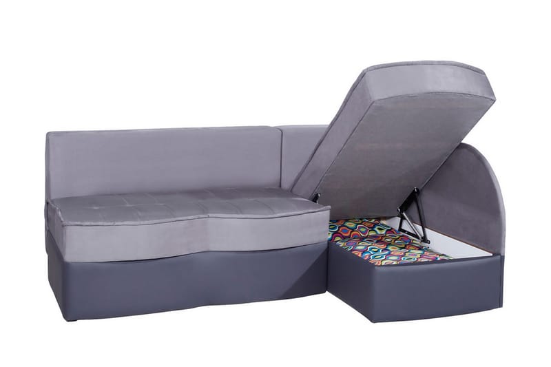 Lido 3-sits Bäddsoffa - Grå - Möbler - Soffa - Bäddsoffa