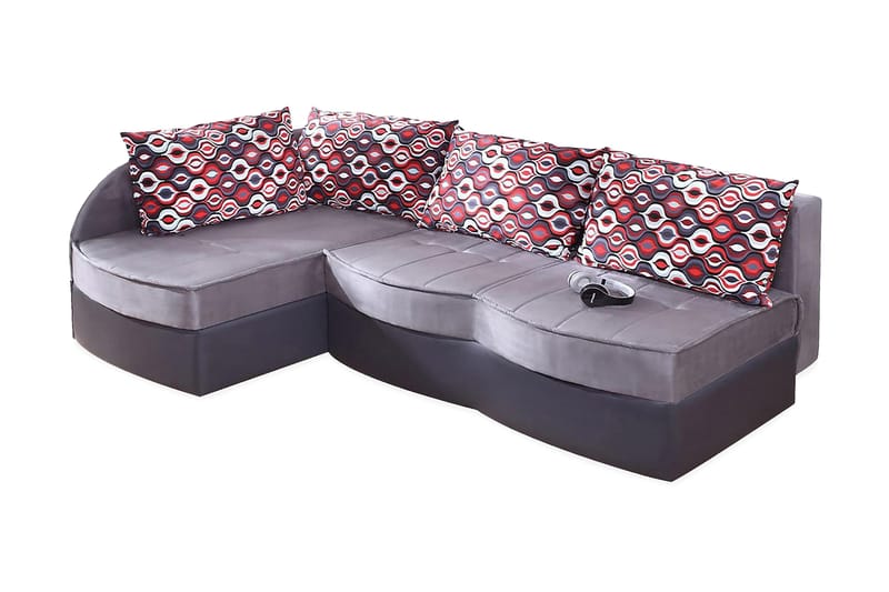 Lido 3-sits Bäddsoffa, Lila