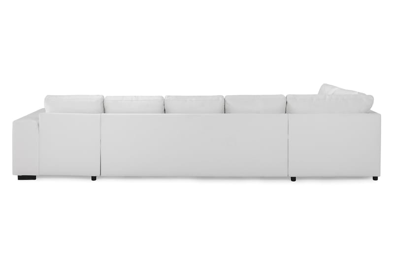 Link 5-sits Vänstervänd U-formad XX-Large Soffa med Divan och Schäslong i Tyg - Vit - Möbler - Soffa - Skinnsoffor