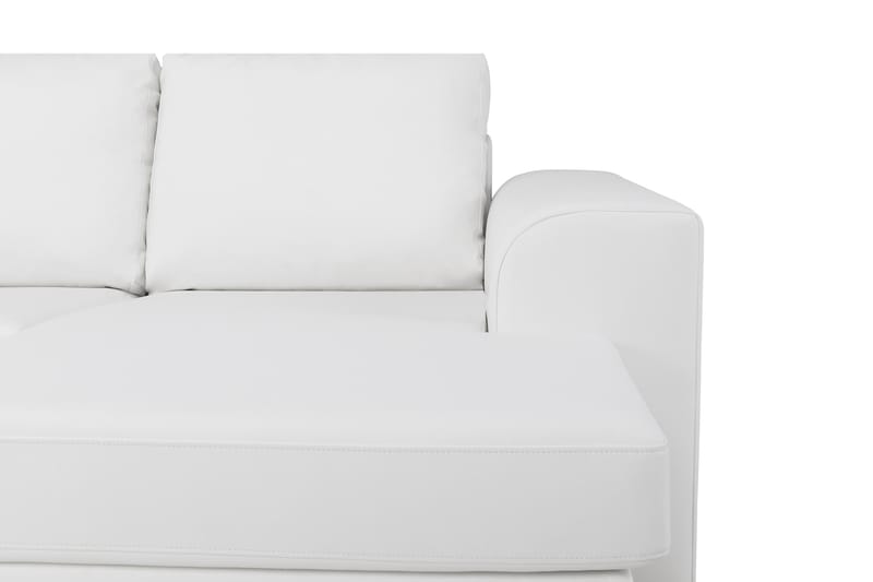 Link 5-sits Vänstervänd U-formad XX-Large Soffa med Divan och Schäslong i Tyg - Vit - Möbler - Soffa - Skinnsoffor