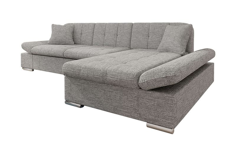 Malwi Divanbäddsoffa 278x162x76 cm - Grå - Bäddsoffa - Bäddsoffa divan - Skinnsoffor