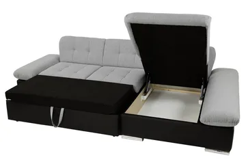 Malwi Divanbäddsoffa 278x162x76 cm - Grå - Möbler - Soffa - Bäddsoffa - Bäddsoffa divan