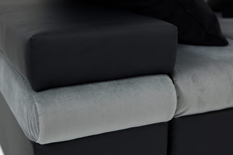 Naoma Divanbäddsoffa 310x175x83 cm - Grå - Möbler - Soffa - Skinnsoffor