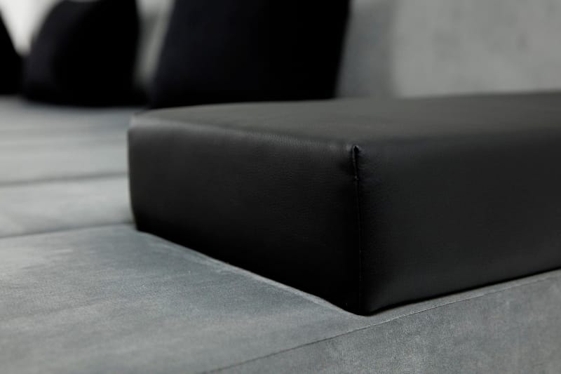 Naoma Divanbäddsoffa 310x175x83 cm - Grå - Möbler - Soffa - Skinnsoffor
