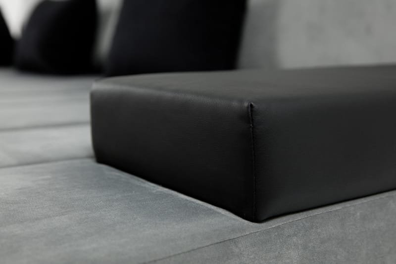 Naoma Divanbäddsoffa 310x175x83 cm - Grå - Bäddsoffa - Bäddsoffa divan - Skinnsoffor