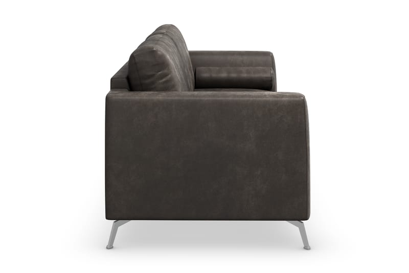 Ocean Lyx 3-sits Soffa i Konstläder - Svart - Möbler - Soffa - Skinnsoffor