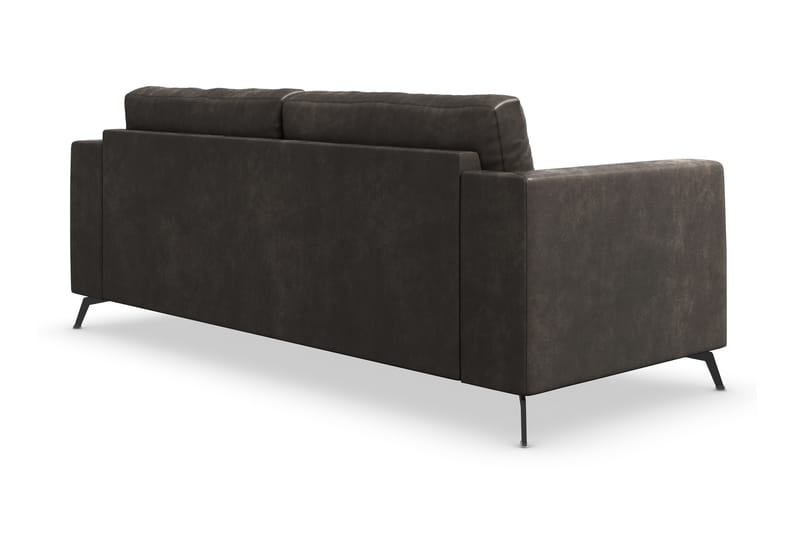 Ocean Lyx 3-sits Soffa - Svart/Läder - Möbler - Soffa - Skinnsoffor