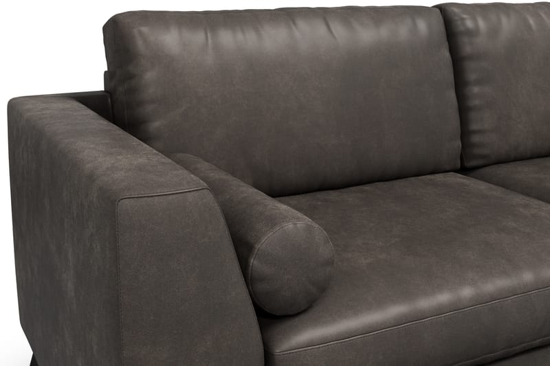 Ocean Lyx 3-sits Soffa - Svart/Läder - Möbler - Soffa - Skinnsoffor