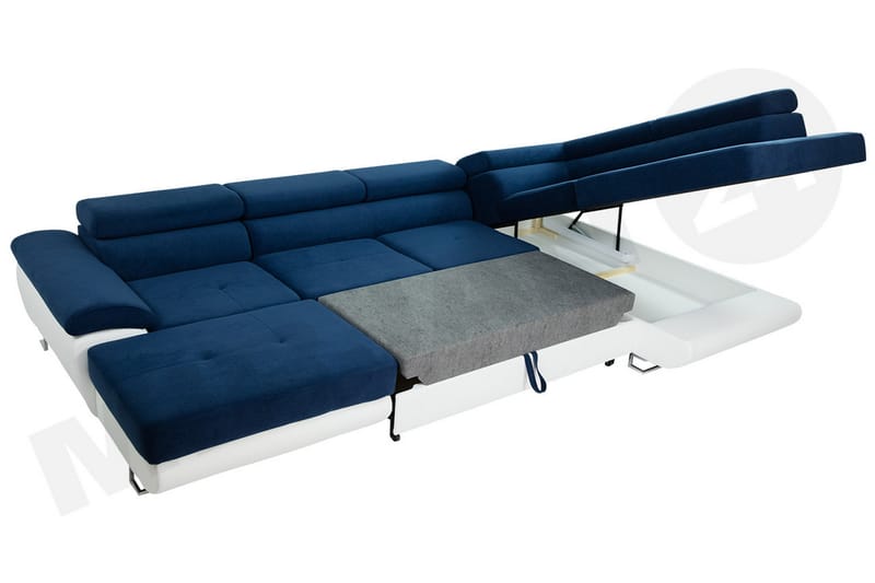Reginia Bäddsoffa Vänster - Grå/Svart - Möbler - Soffa - Skinnsoffor