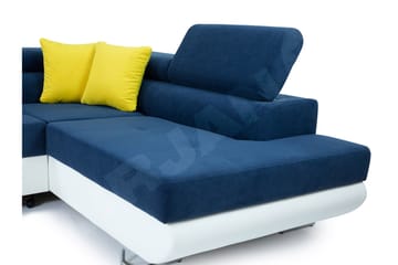 Reginia Bäddsoffa Vänster - Grå/Svart - Möbler - Soffa - Skinnsoffor