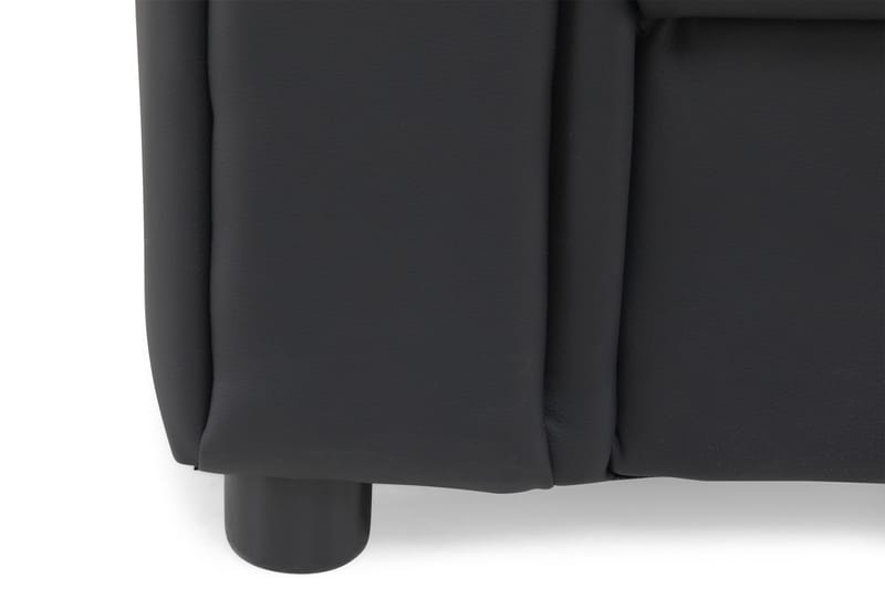 Salvador 3-sits Soffa Konstläder - Svart/Konstläder - Möbler - Soffa - Skinnsoffor