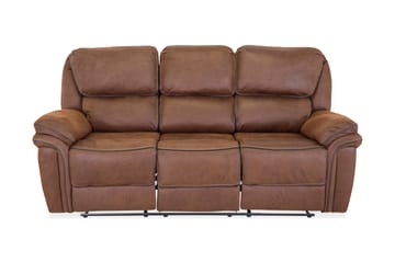 Saranda 3-sits Soffa - Brun - Möbler - Soffa - Biosoffa & reclinersoffa - 3 sits biosoffa & reclinersoffa