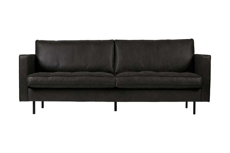 Teton 2,5-sits Soffa - Svart - Möbler - Soffa - Skinnsoffor