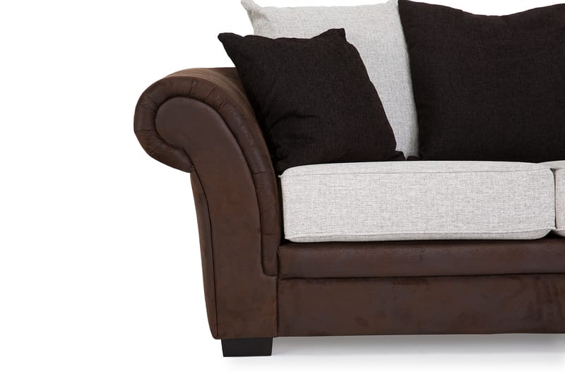 Toronto 2-sits Soffa - Brun/Beige - Skinnsoffor - 2 sits soffa