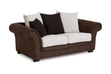 Toronto 2-sits Soffa - Brun/Beige - Möbler - Soffa - Skinnsoffor