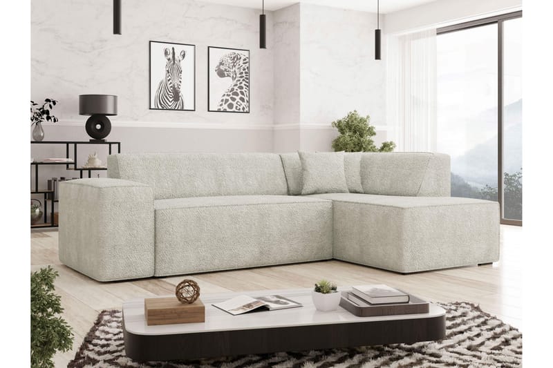 Slucajno Soffa m. Schäslong 4-sits - Beige - Möbler - Soffa - Divansoffor & schäslongsoffa