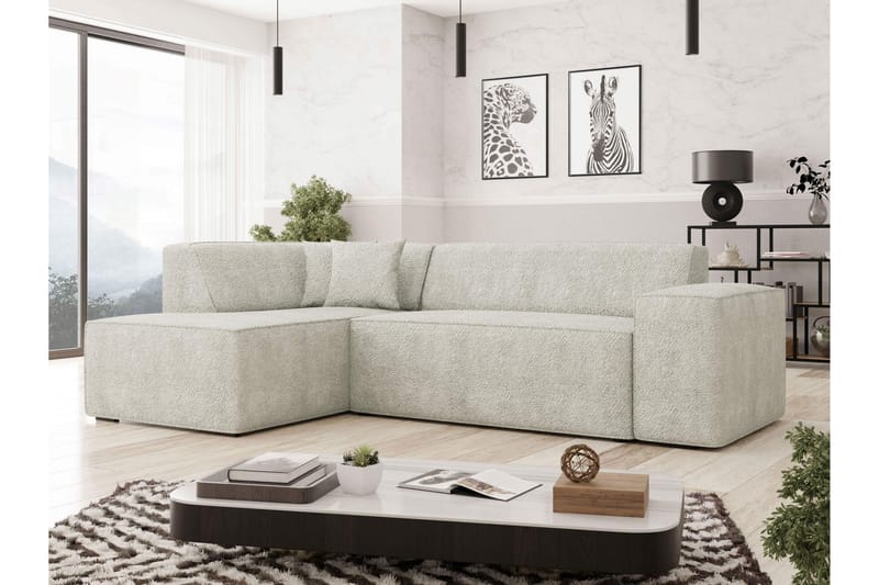 Slucajno Soffa m. Schäslong 4-sits - Grå/Brun - Möbler - Soffa - Divansoffor & schäslongsoffa